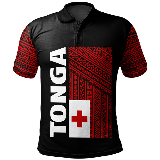 Tonga Polo Shirt Tonga Flag Special Version