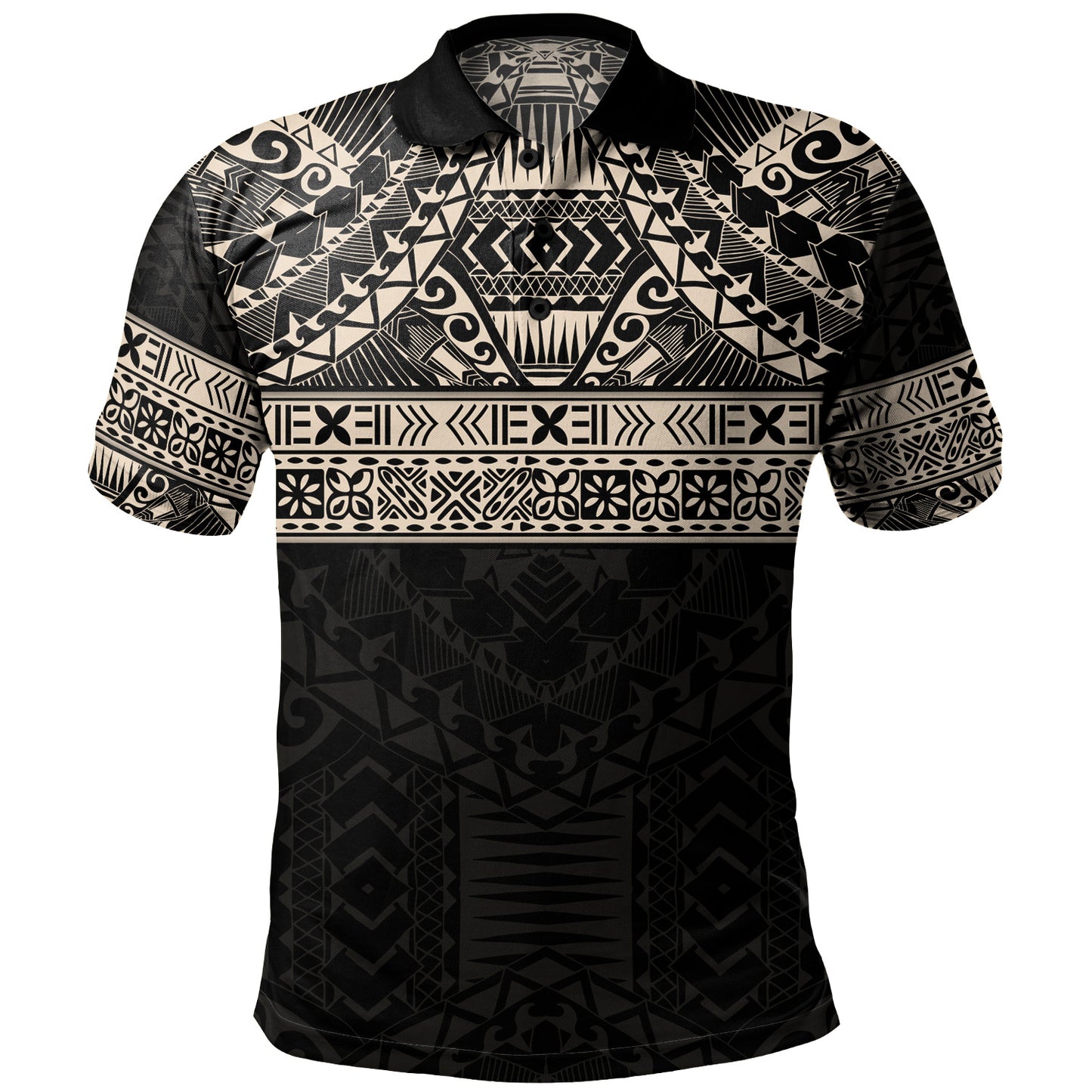 Polynesian Polo Shirt Traditional Tribal Tattoos