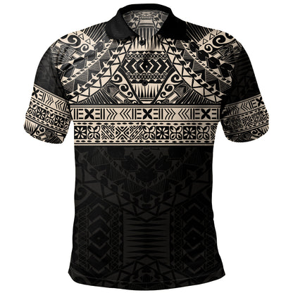 Polynesian Polo Shirt Traditional Tribal Tattoos