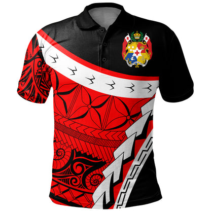 Tonga Custom Personalised Polo Shirt - Proud Of Tonga