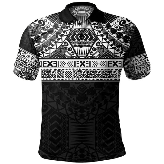 Polynesian Polo Shirt Traditional Tribal Tattoos