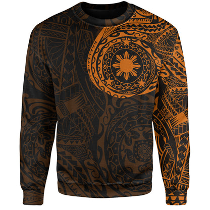 Philippines Filipinos Polynesian Tattoo Style Sweatshirt