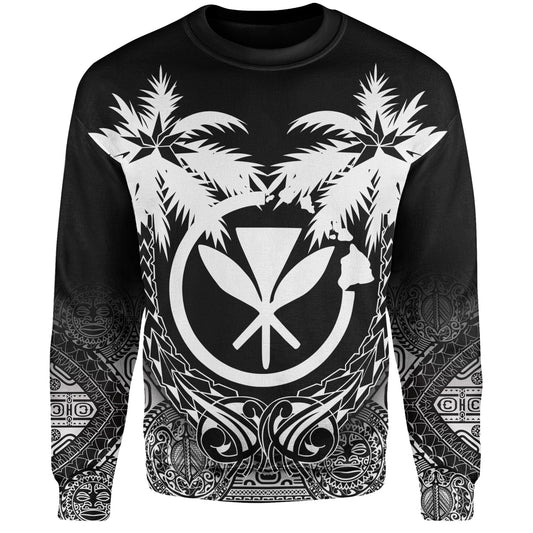 Hawaii Sweatshirt Polynesian Coconut