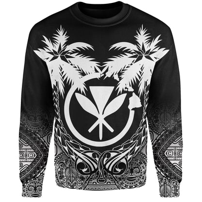 Hawaii Sweatshirt Polynesian Coconut