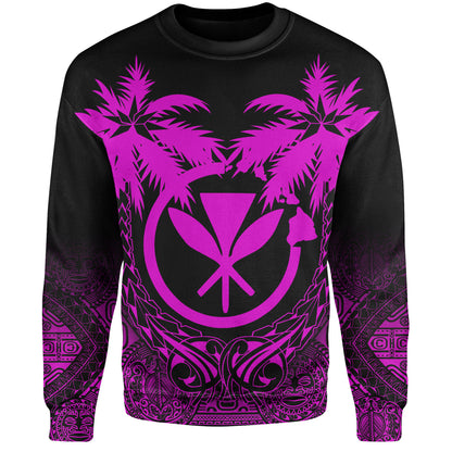 Hawaii Sweatshirt Polynesian Coconut