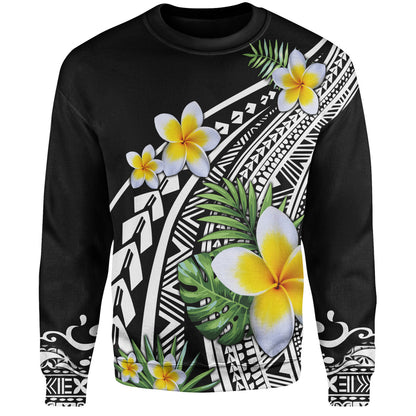 Philippines Filipinos Sweatshirt Plumeria Polynesian Pattern