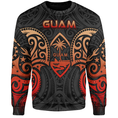 Guam Sweatshirt Custom Personalised Spirit Red Version