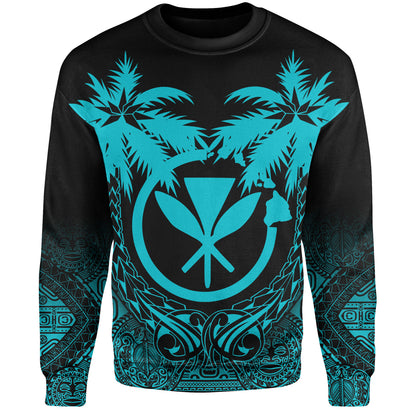 Hawaii Sweatshirt Polynesian Coconut
