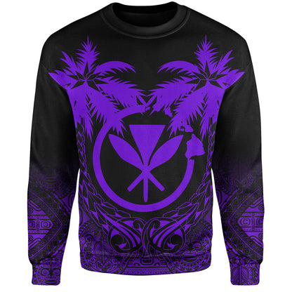 Hawaii Sweatshirt Polynesian Coconut