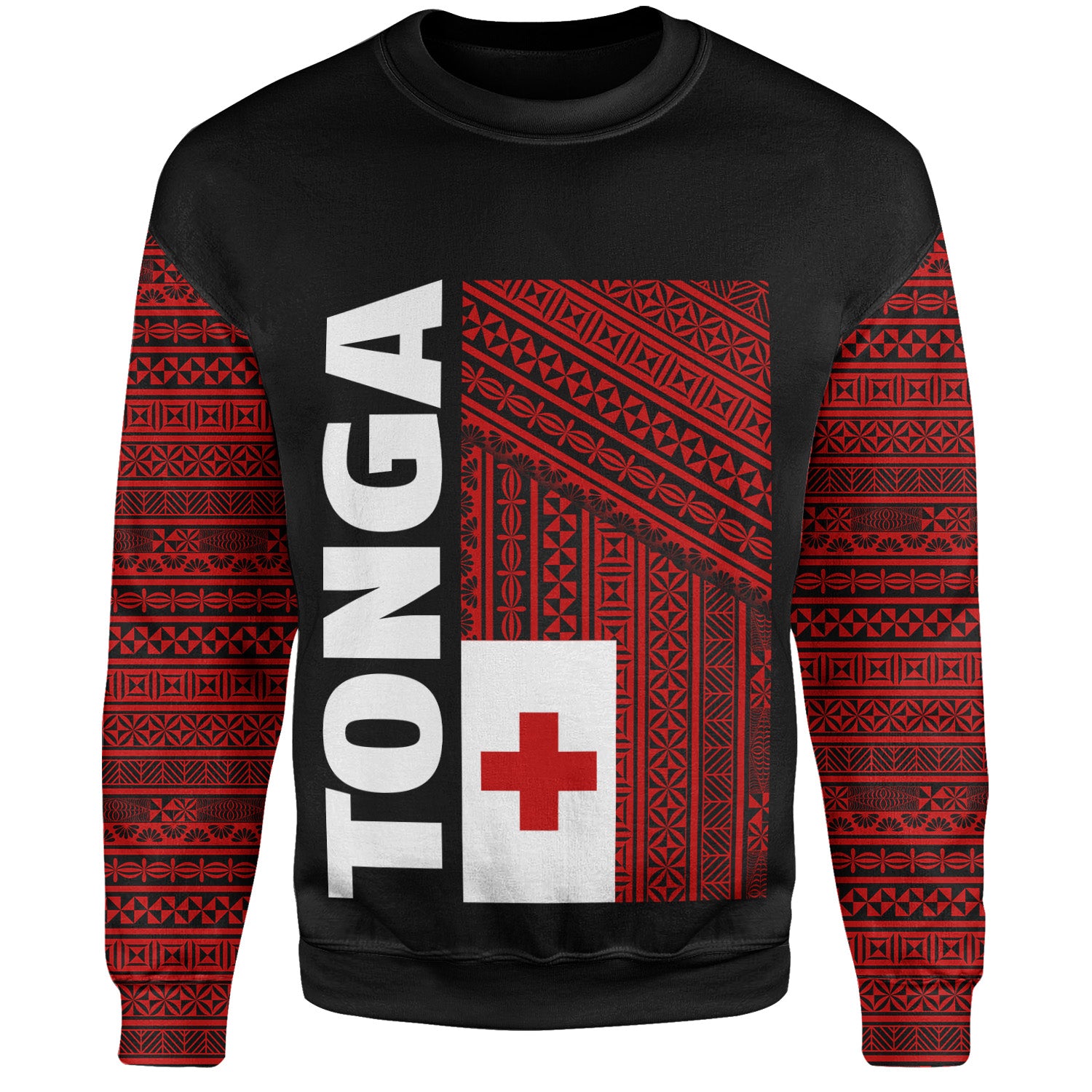 Tonga Sweatshirt Tonga Flag Special Version