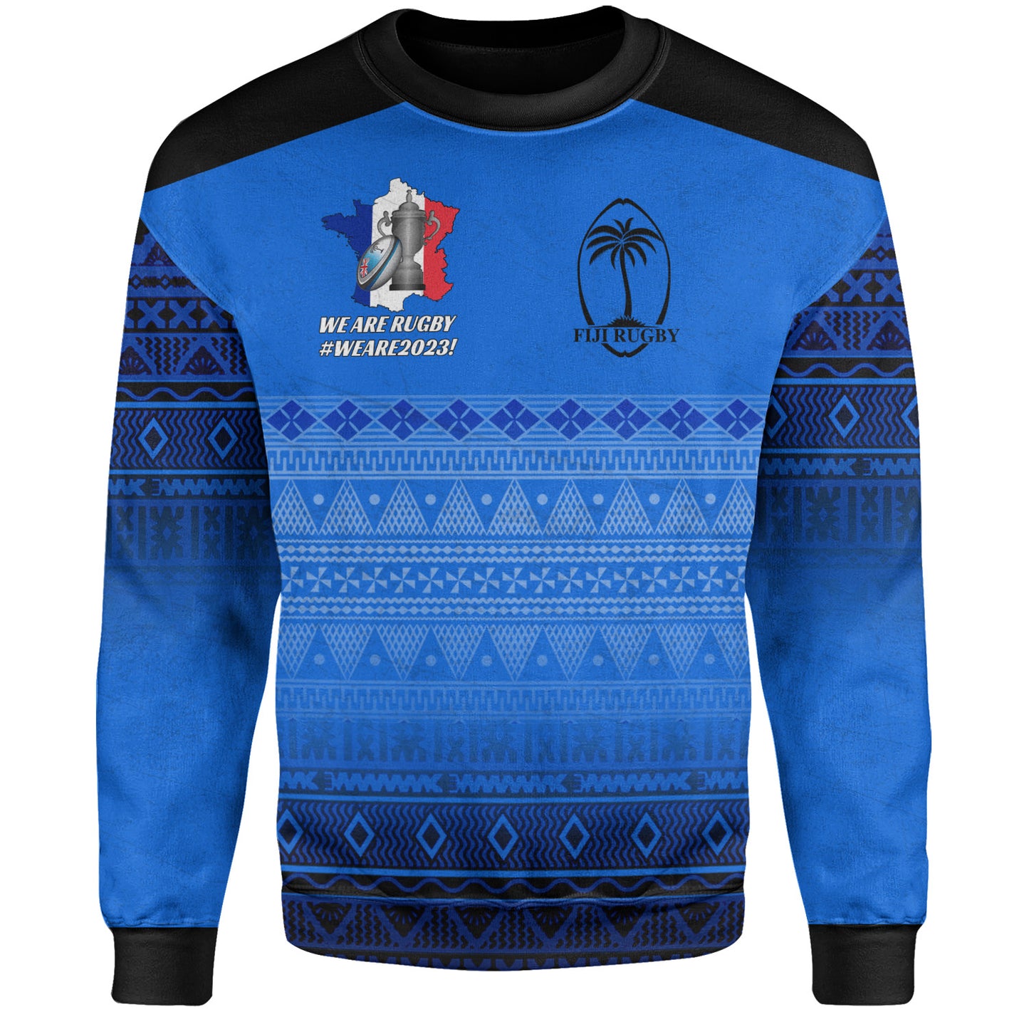 Fiji Sweatshirt Fijian Rugby Style
