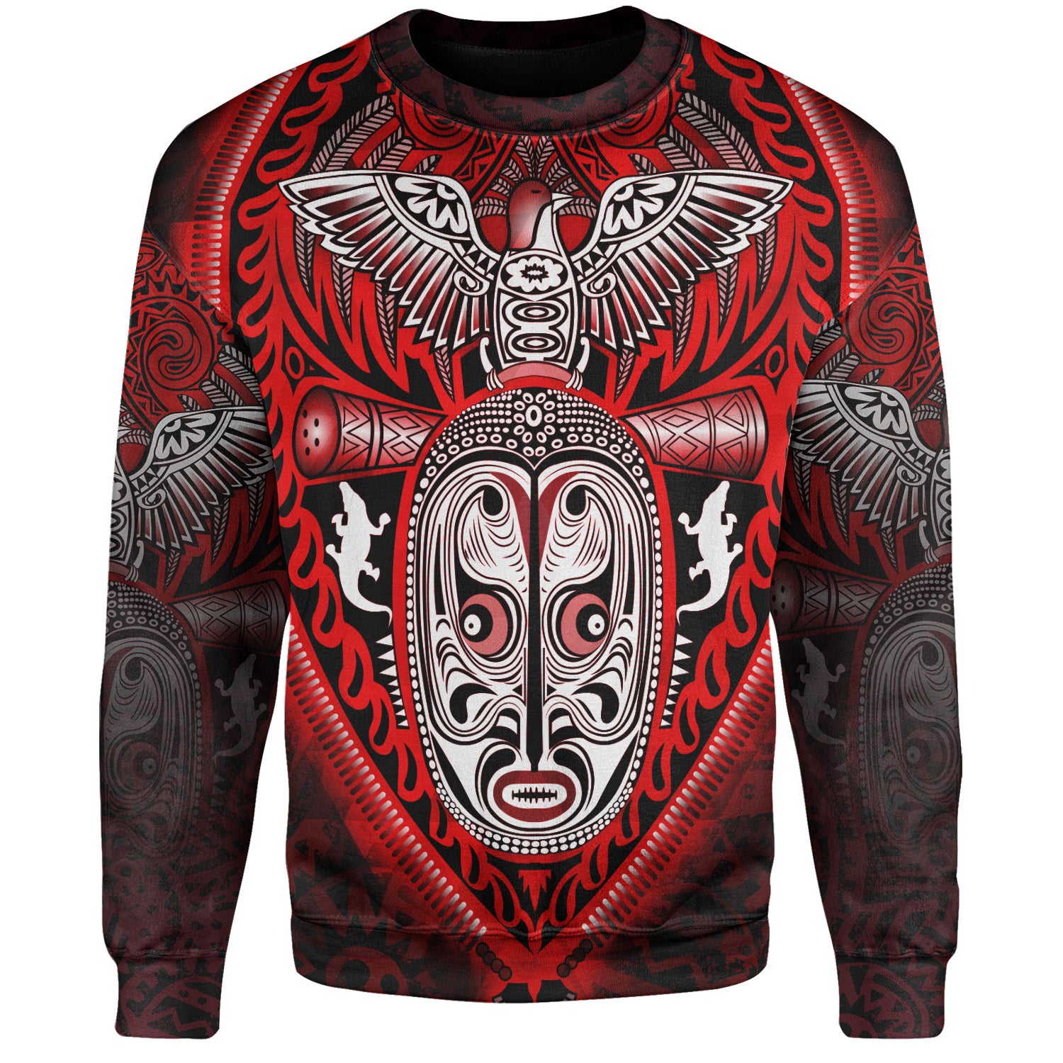 Papua New Guinea Sweatshirt Bird Of Paradise Papua New Guinea Tribal Tattoo Patterns
