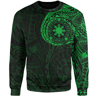 Philippines Filipinos Polynesian Tattoo Style Sweatshirt