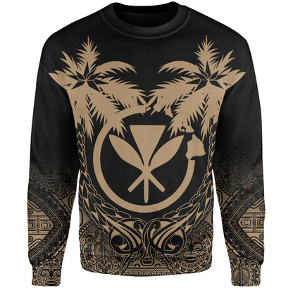 Hawaii Sweatshirt Polynesian Coconut