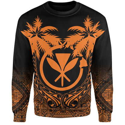 Hawaii Sweatshirt Polynesian Coconut