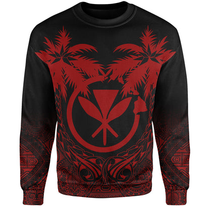 Hawaii Sweatshirt Polynesian Coconut