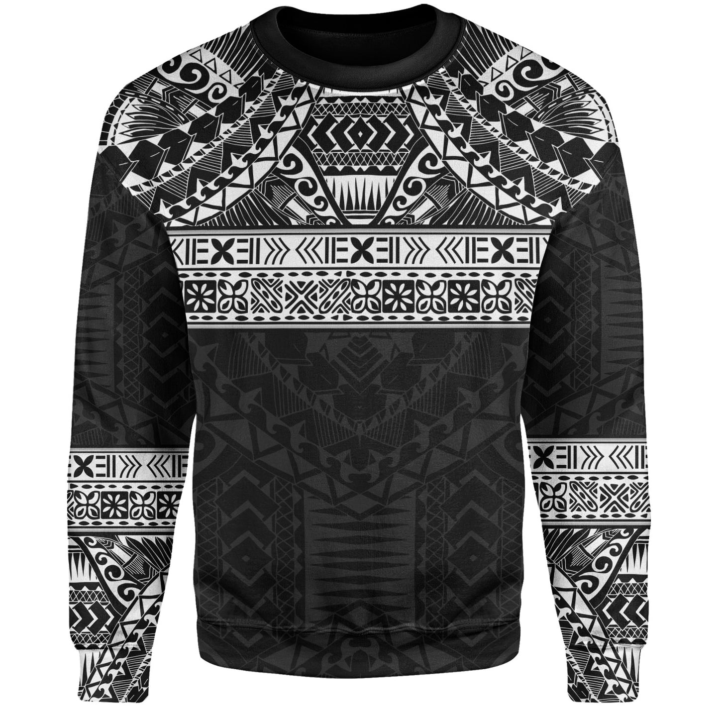 Polynesian Sweatshirt Traditional Tribal Tattoos
