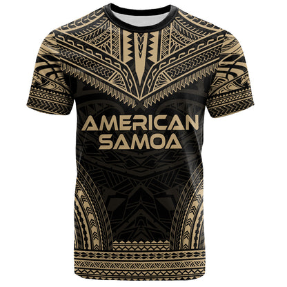 American Samoa T-Shirt Custom Personalised Polynesian Chief Tattoo