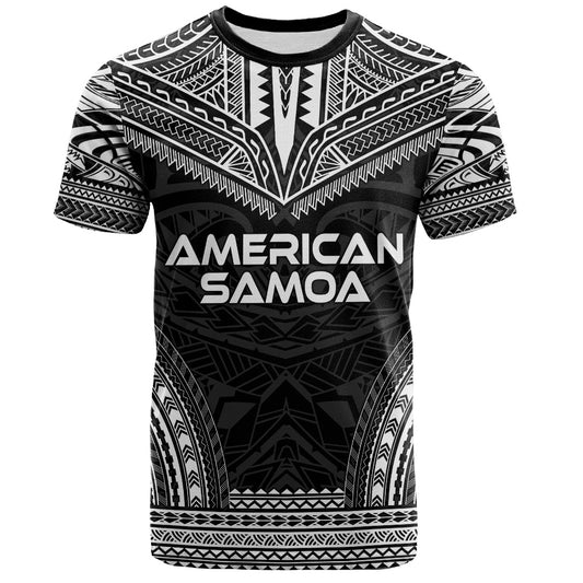 American Samoa T-Shirt Custom Personalised Polynesian Chief Tattoo