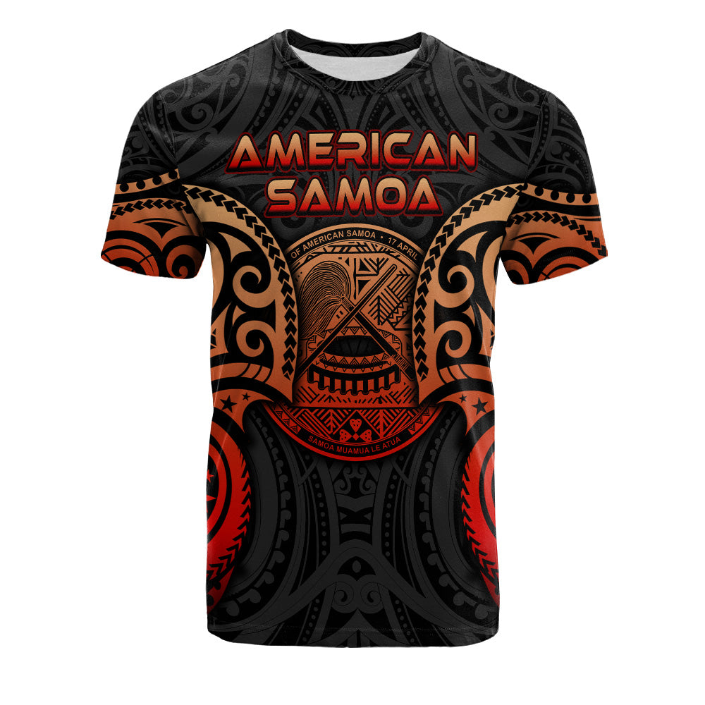 American Samoa T-Shirt Custom Personalised Spirit Red Version