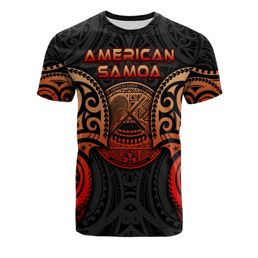 American Samoa T-Shirt Custom Personalised Spirit Red Version