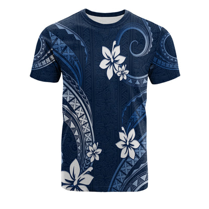 Hawaii T-Shirt Polynesian Pattern Plumeria