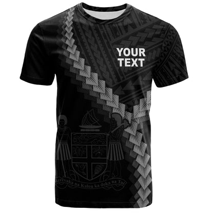 Fiji T-Shirt Coat Of Arm Polynesian Tattoo Style