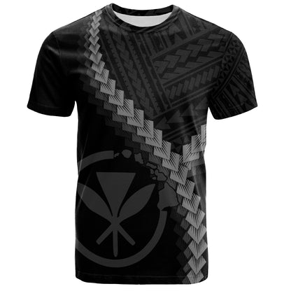 Hawaii T-Shirt Coat Of Arm Polynesian Tattoo Style