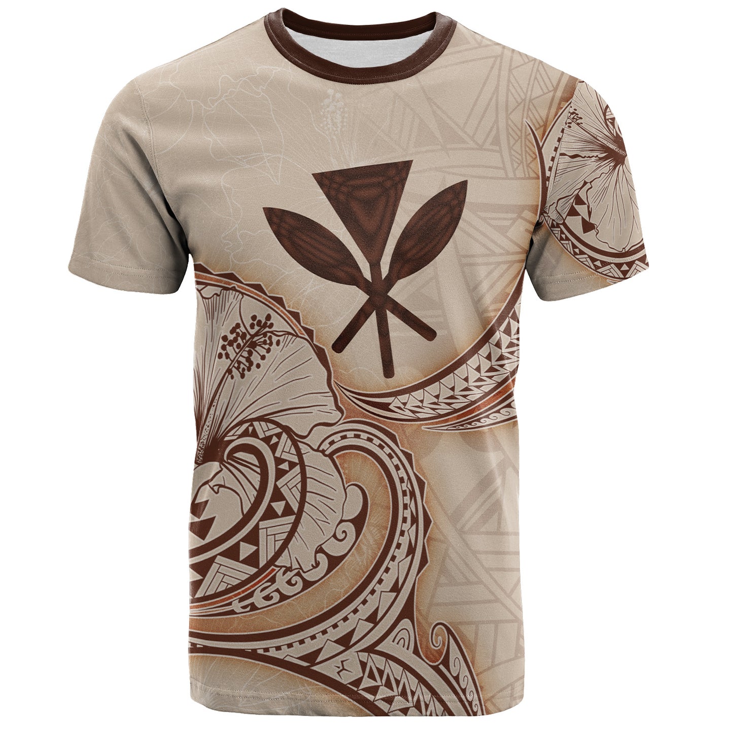 Hawaii T-Shirt Hibiscus Flowers Vintage Style