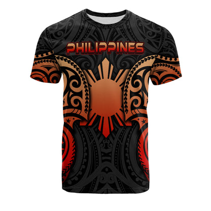 Philippines Filipinos T-Shirt Custom Personalised Spirit Red Version