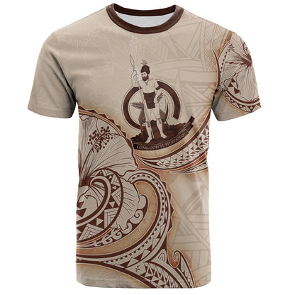 Vanuatu T-Shirt Hibiscus Flowers Vintage Style