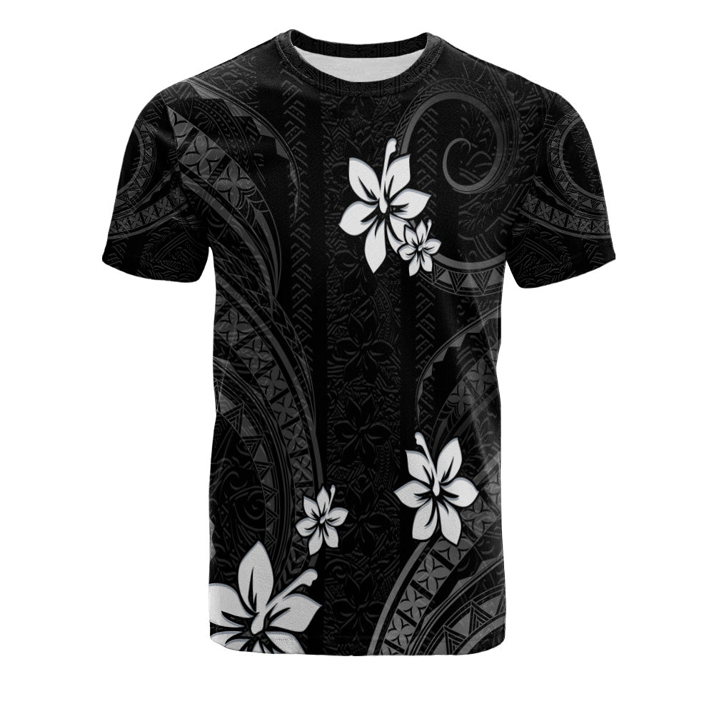 Hawaii T-Shirt Polynesian Pattern Plumeria