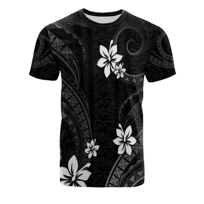 Hawaii T-Shirt Polynesian Pattern Plumeria