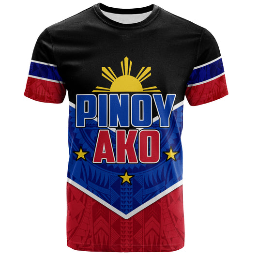 Philippines Filipinos T-Shirt Pinoy Ako Style