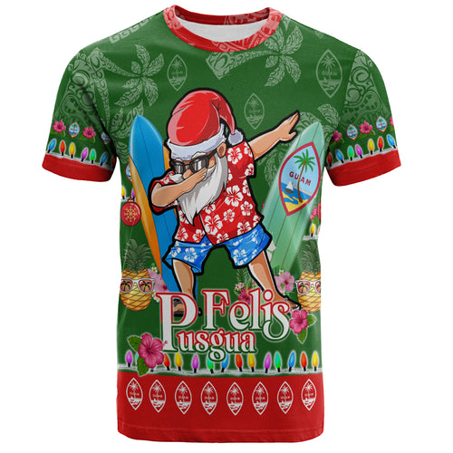 Guam T-Shirt Felis Pusgua Tropical Xmas Patterns
