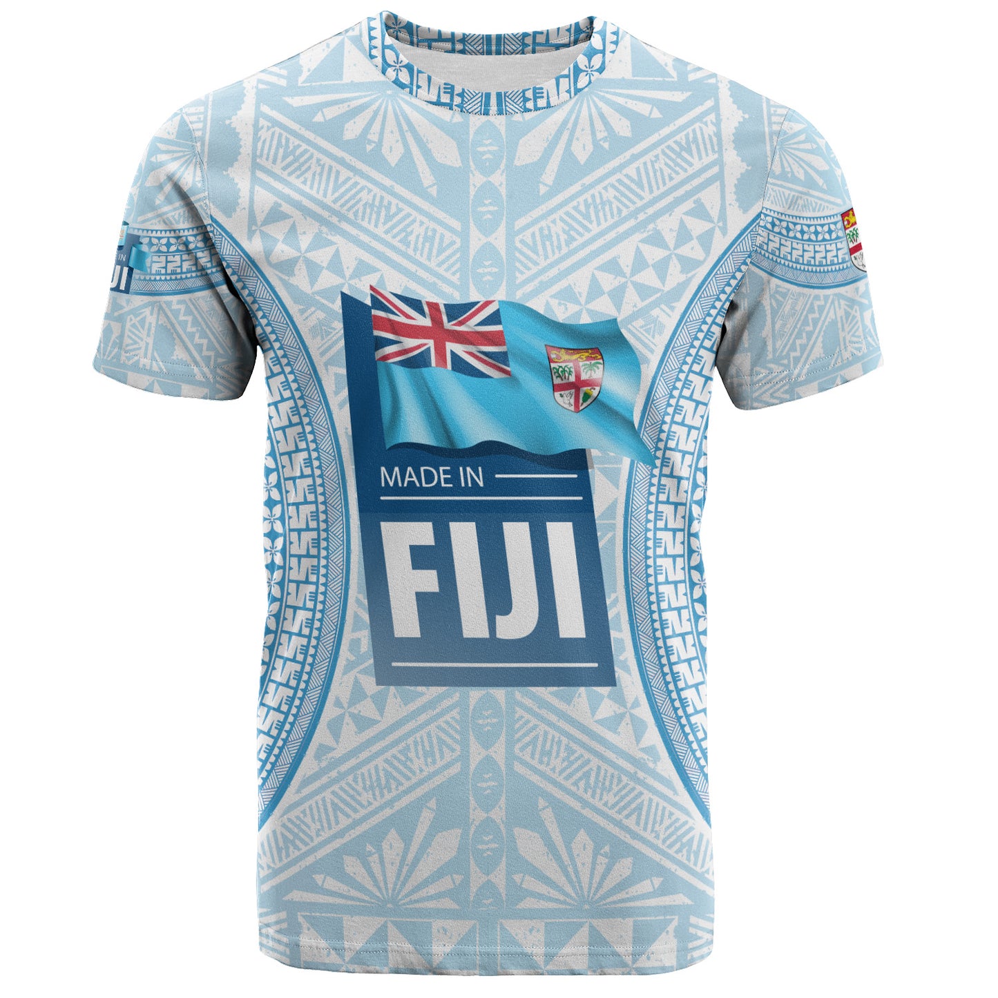Fiji T-Shirt Fijian Tapa Style
