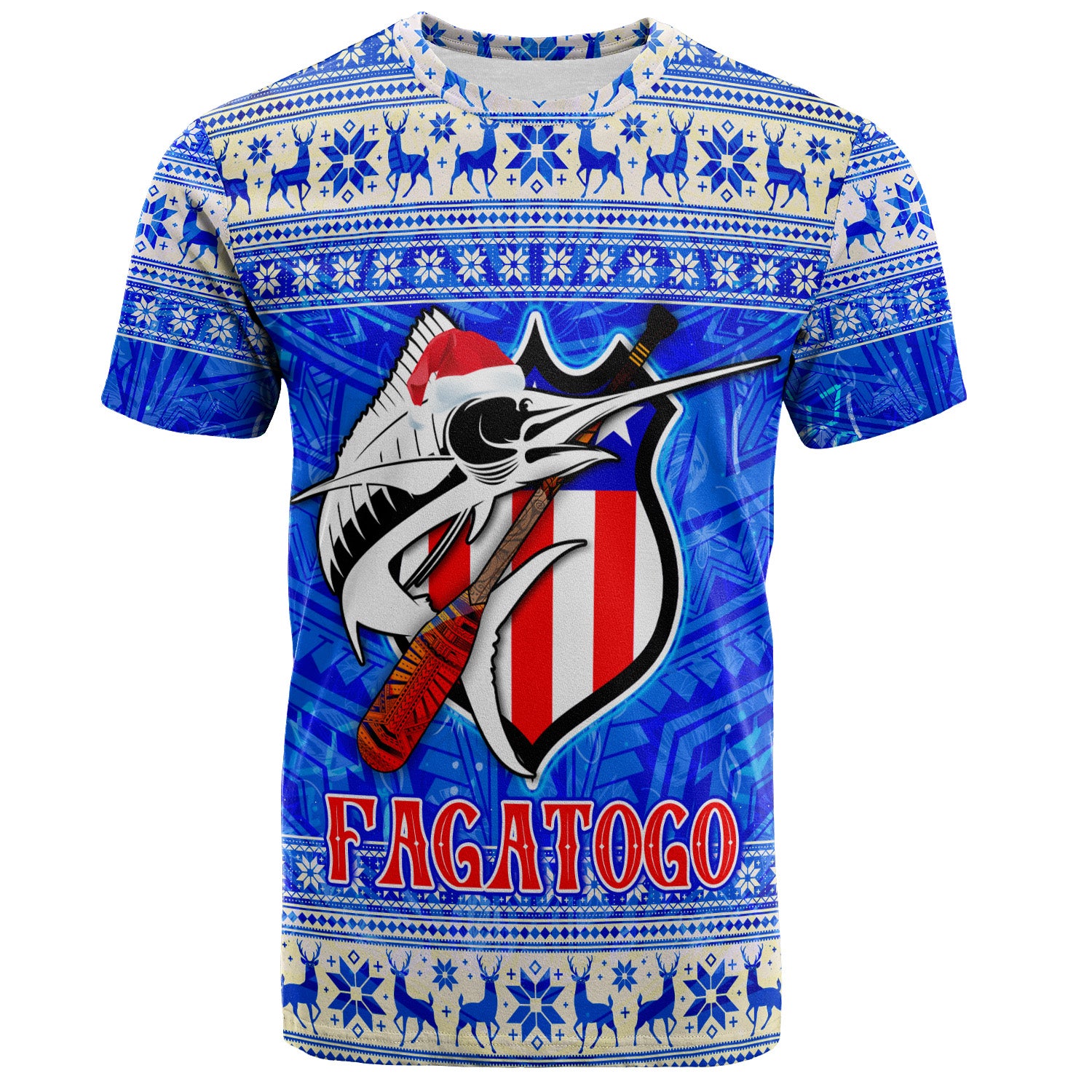 American Samoa T-Shirt Fagatogo Christmas Style
