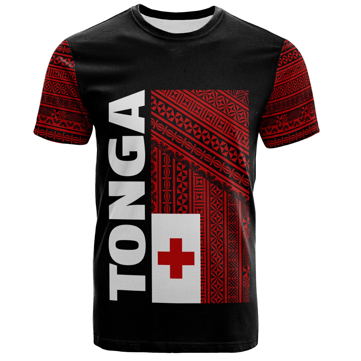 Tonga T-Shirt Tonga Flag Special Version