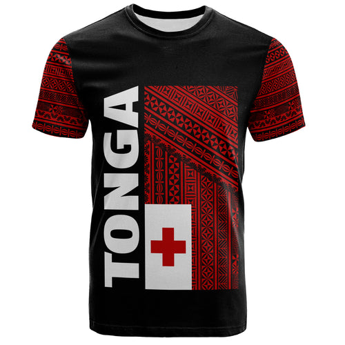 Tonga T-Shirt Tonga Flag Special Version