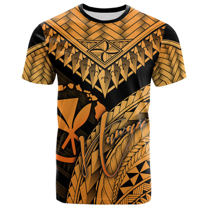 Hawaii Custom Personalised T-Shirt - Polynesian Necklace and Lauhala