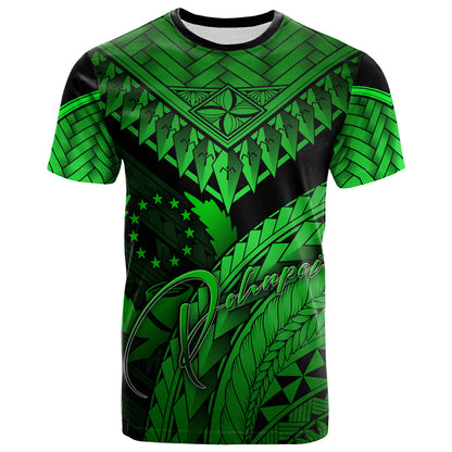 Pohnpei Custom Personalised T-Shirt - Polynesian Necklace and Lauhala