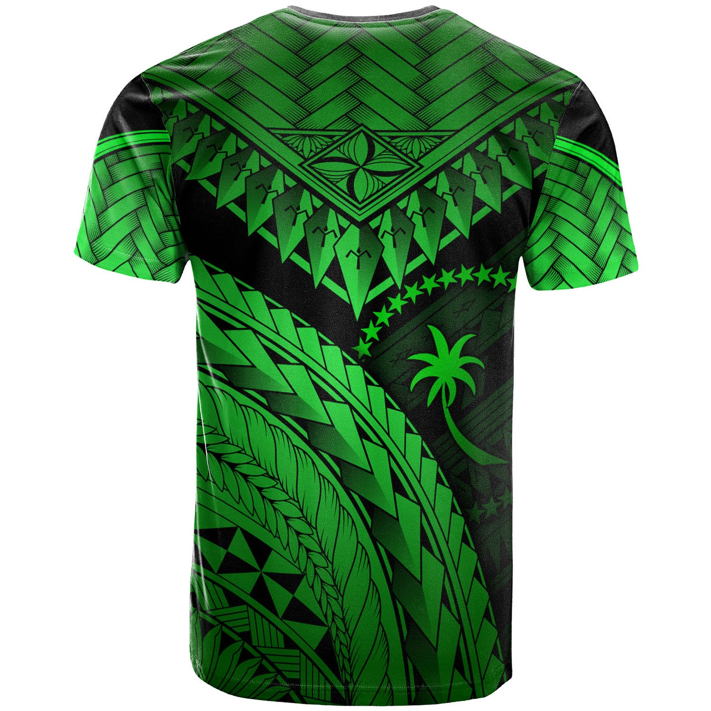Chuuk Custom Personalised T-Shirt - Polynesian Necklace and Lauhala