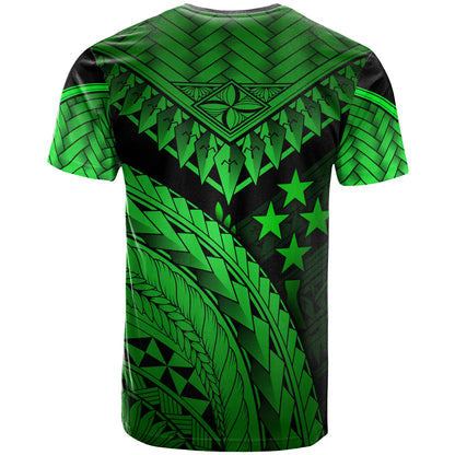 Kosrae Custom Personalised T-Shirt - Polynesian Necklace and Lauhala