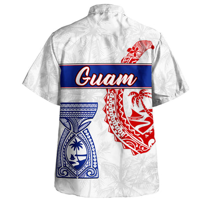 Guam Hawaiian Shirt Micronesian Hook And Latte Stone Tribal Classic