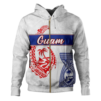 Guam Hoodie Micronesian Hook And Latte Stone Tribal Classic
