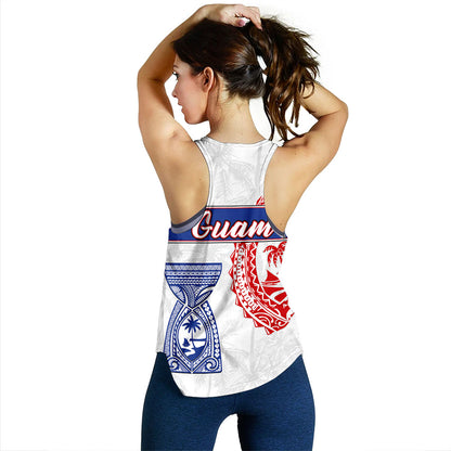 Guam Women Tank Micronesian Hook And Latte Stone Tribal Classic