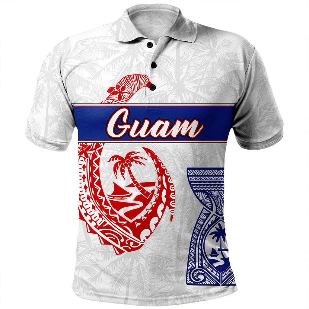 Guam Polo Shirt Micronesian Hook And Latte Stone Tribal Classic