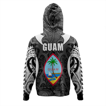 Guam Hoodie Coat Of Arms Tribal Tattoo Concept