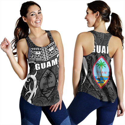 Guam Women Tank Coat Of Arms Tribal Tattoo Concept