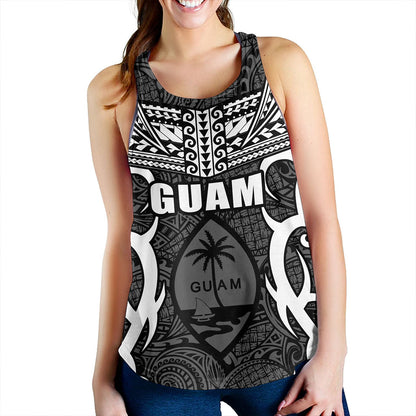 Guam Women Tank Coat Of Arms Tribal Tattoo Concept